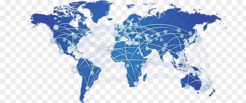International Trading World Map Globe PNG