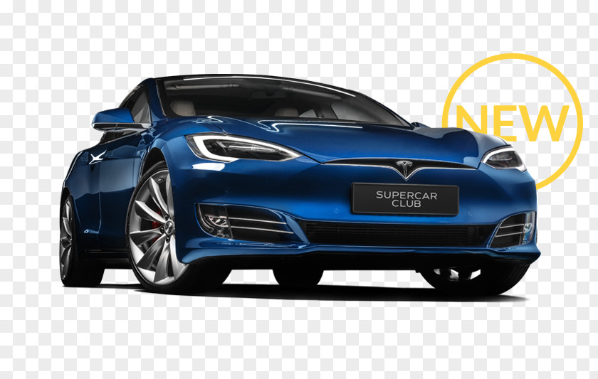 Tesla Motors Sports Car 2016 Model S P90D PNG