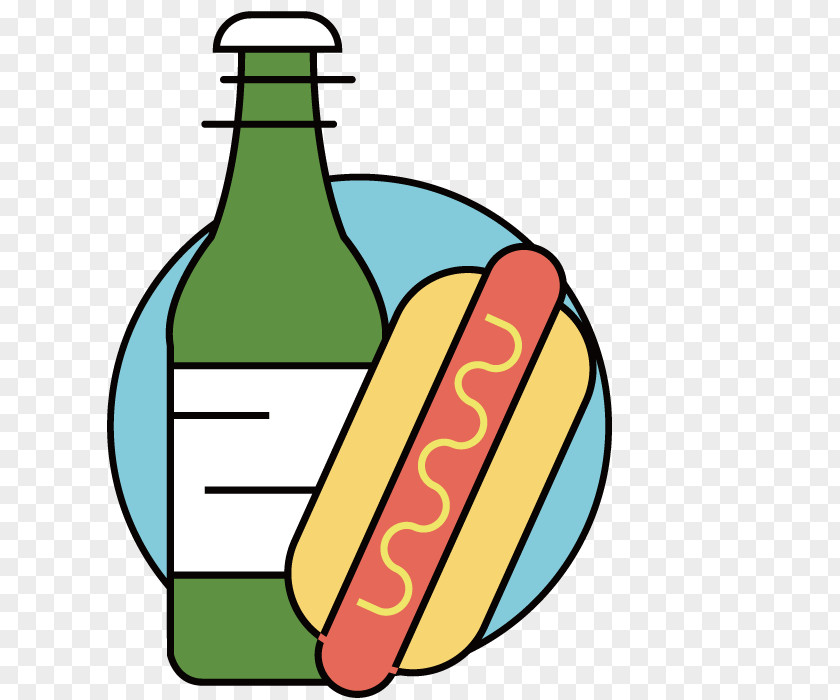 Beer And Hot Dogs Dog Hamburger Sausage Fried Chicken PNG