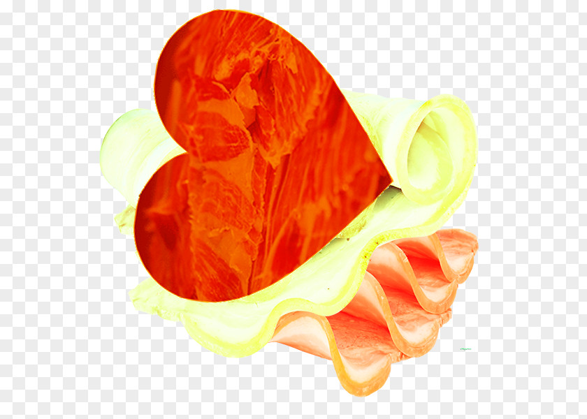 Heart Shaped Meat Slice PNG