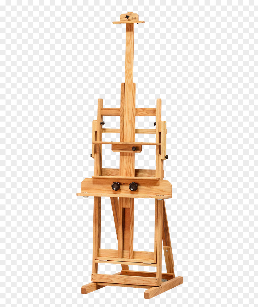 Professional Artist Easel Painting Studio PNG