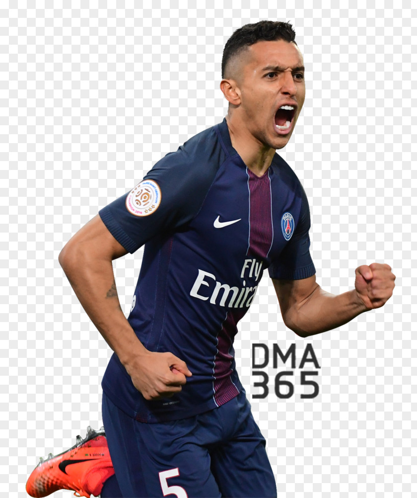 Football Marquinhos Jersey Player PNG
