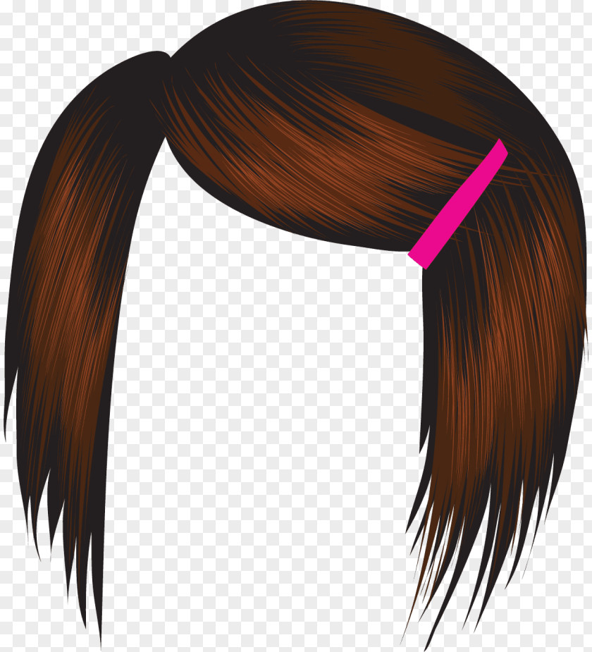 Hair Hairstyle Comb Brown Clip Art PNG