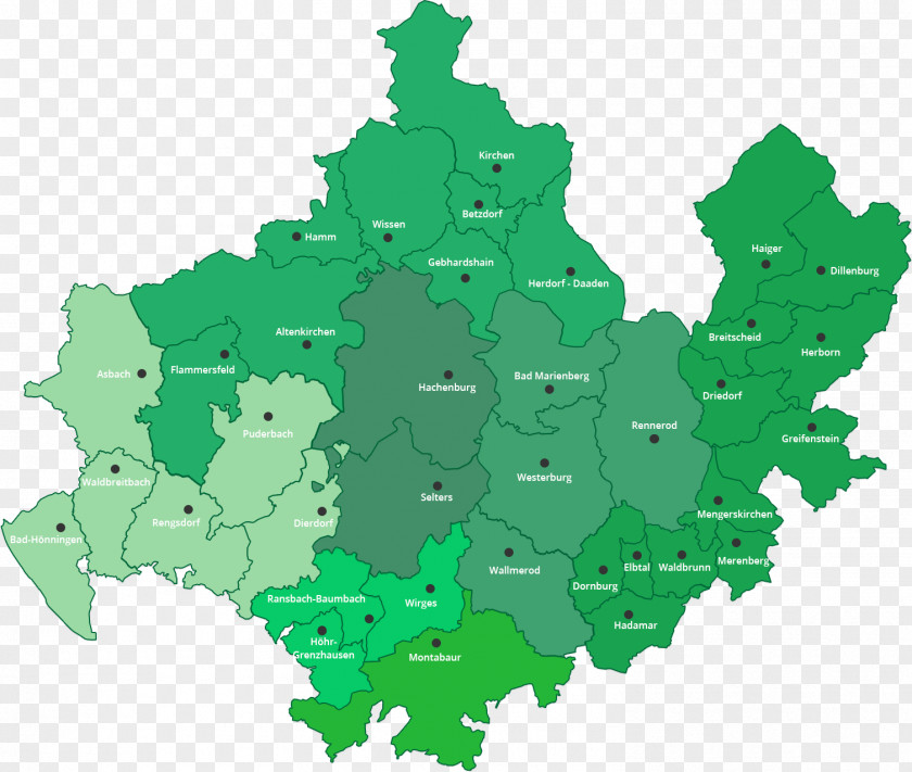 Map Rhine-Westerwald Nature Park Altenkirchen Kannenbäckerland PNG