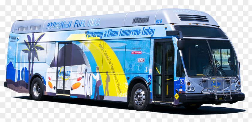 Bus Tour Service Fuel Cell Public Transport Cells PNG