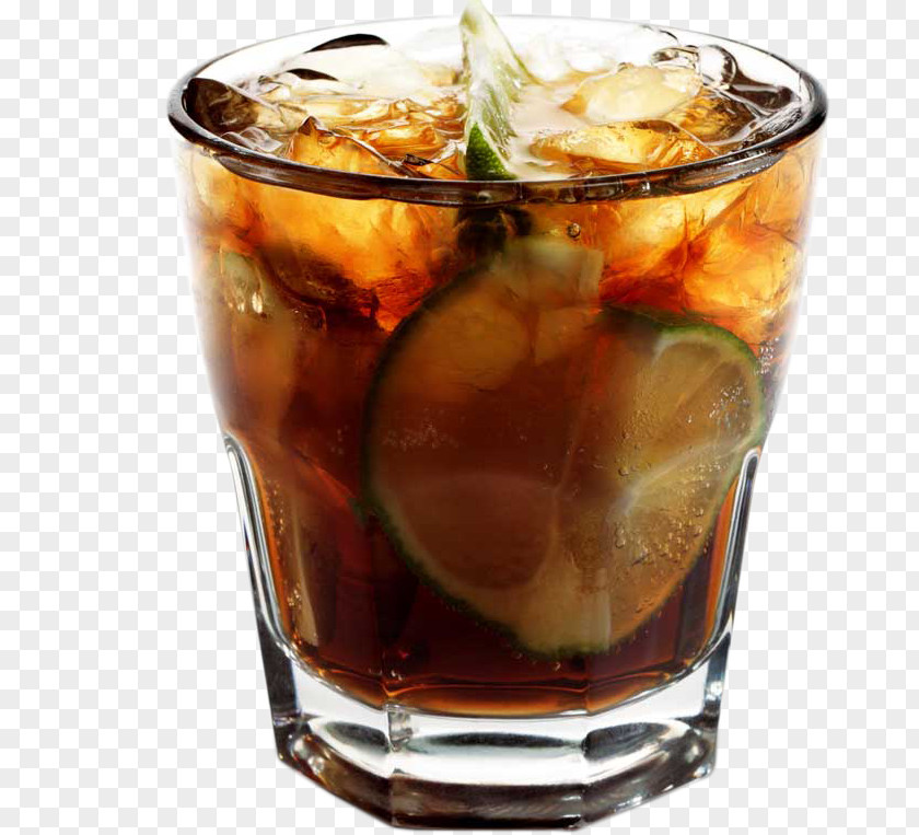 A Drink Whisky Rum And Coke Cocktail Soft Coca-Cola PNG