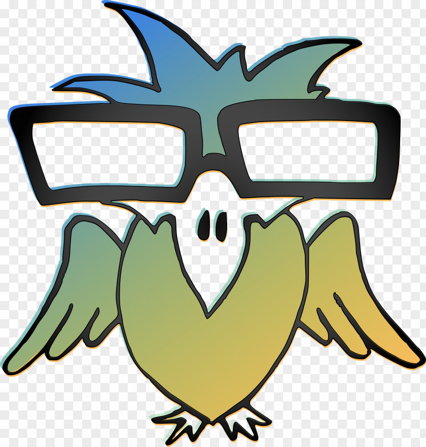Bird Cartoon Glasses Clip Art PNG
