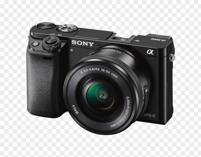 Camera Mirrorless Interchangeable-lens APS-C Autofocus Sony E PZ 16-50mm F/3.5-5.6 OSS PNG