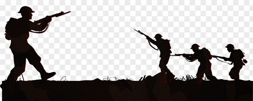 Silhouette Of Military Training Education And PNG