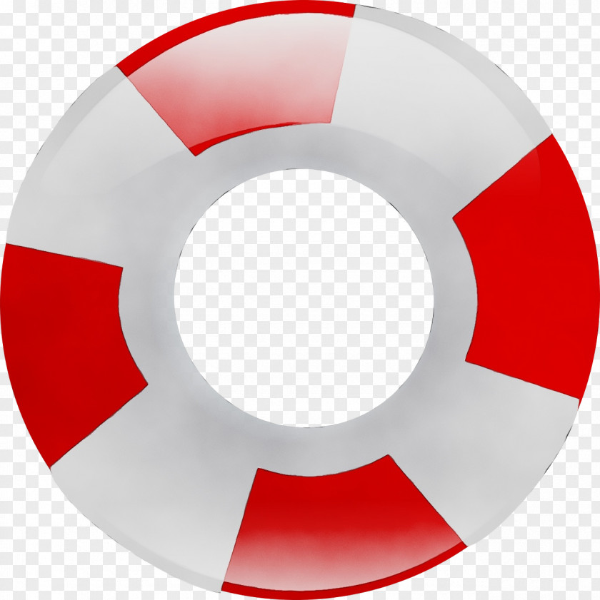 Wheel Symbol Red Lifebuoy Circle Plate Lifejacket PNG