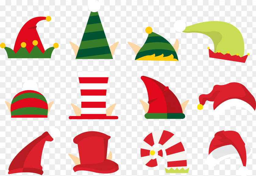 Christmas Hat Santa Claus Clip Art PNG