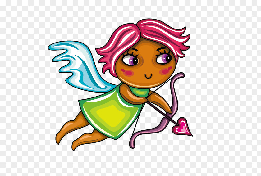 Shooter Cartoon Children Cupid Illustration PNG