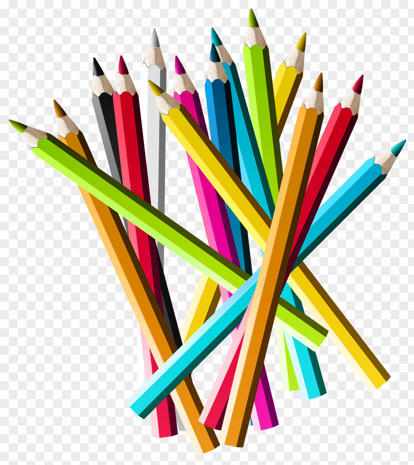 Colorful Pencils Clipart Picture Colored Pencil Clip Art PNG