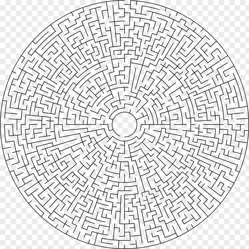 Labyrinth MAZES PUZZLE Drawing Clip Art PNG
