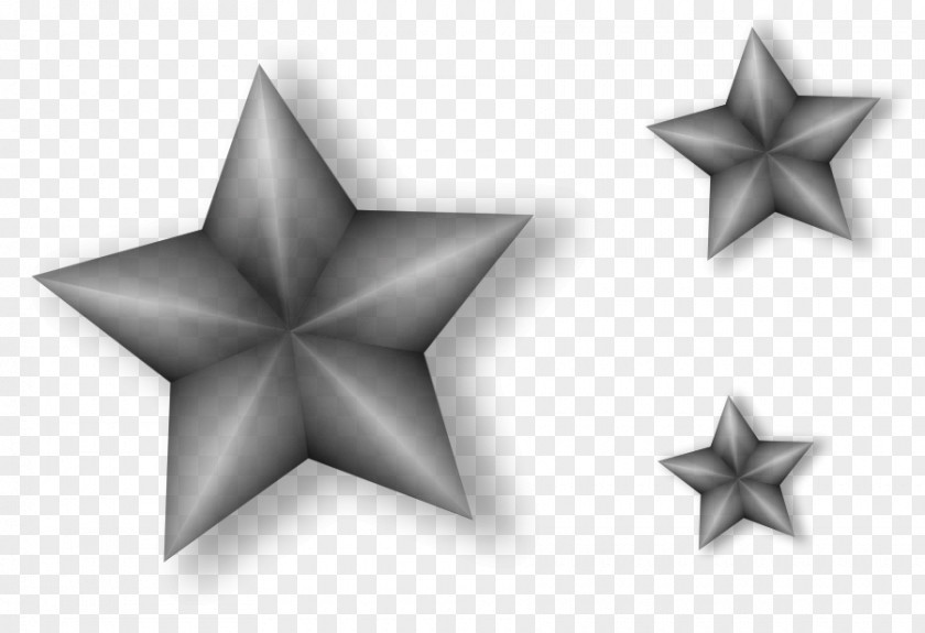 Platinum Star Cliparts Grey Clip Art PNG