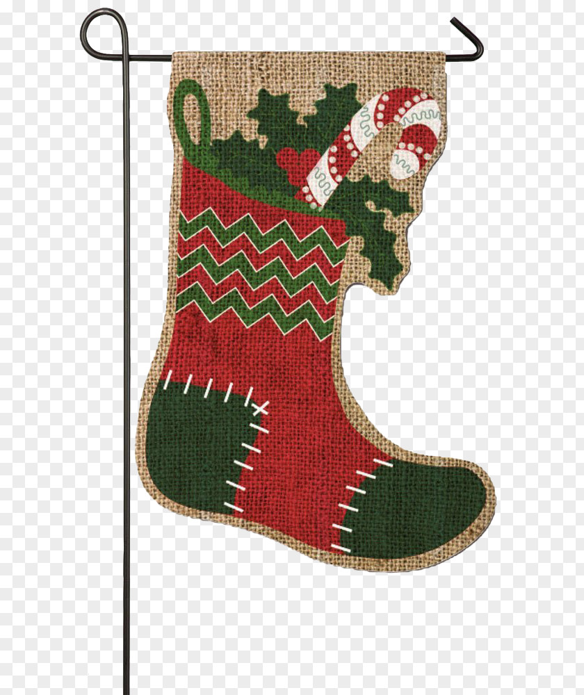 Sino Christmas Stockings Santa Claus Day Candy Cane Ornament PNG