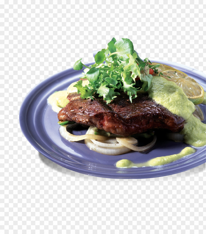 Free Steak Salad Pull Material Vegetarian Cuisine Recipe Dish Meat Food PNG