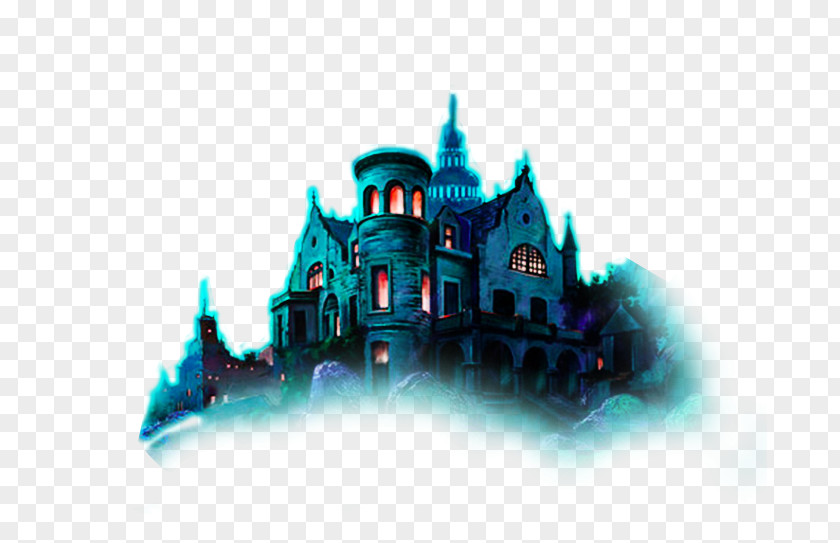 Halloween Horror Haunted House Download Wallpaper PNG