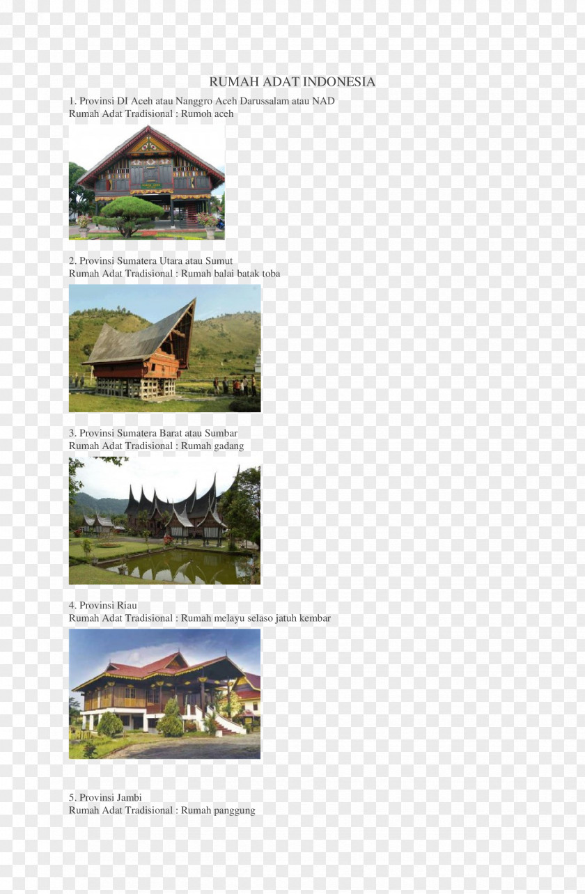 House Aceh Malay Houses Provinces Of Indonesia Rumah Adat PNG
