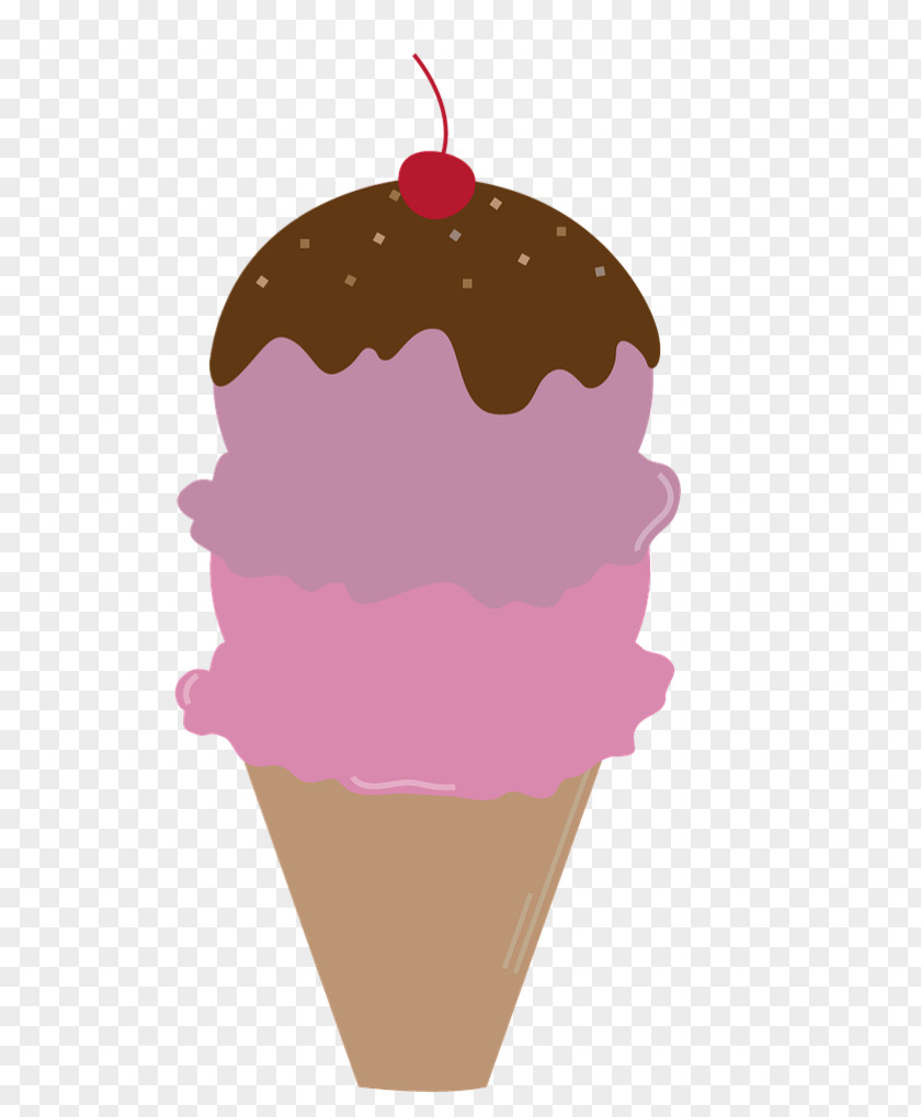 Ice Cream Sundae Cupcake Frosting & Icing Gelato PNG