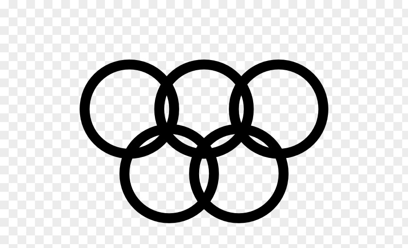 Olympic Rings Games Symbols Icon PNG