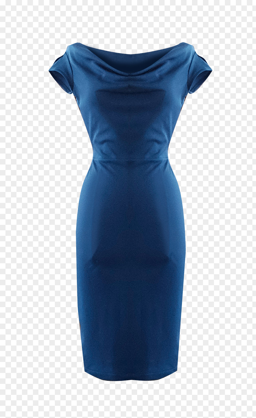 Satin Shoulder Cocktail Dress PNG
