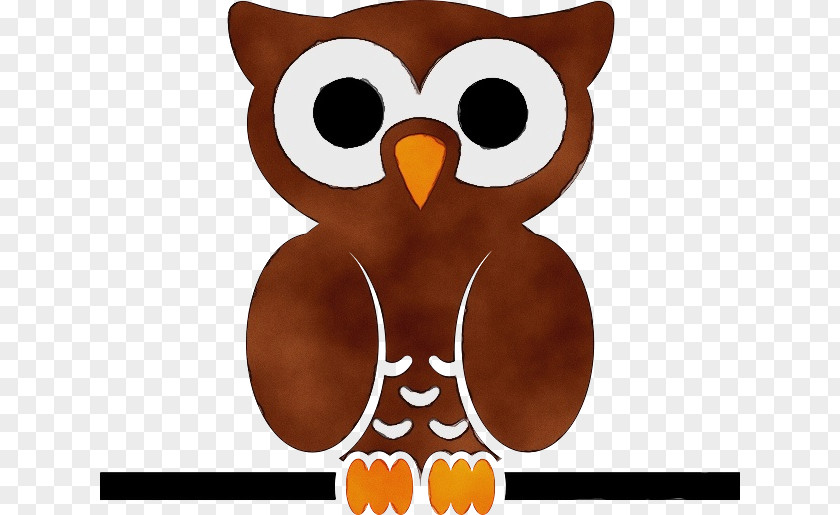 Sticker Brown Snowy Owl Bird Barred Barn PNG