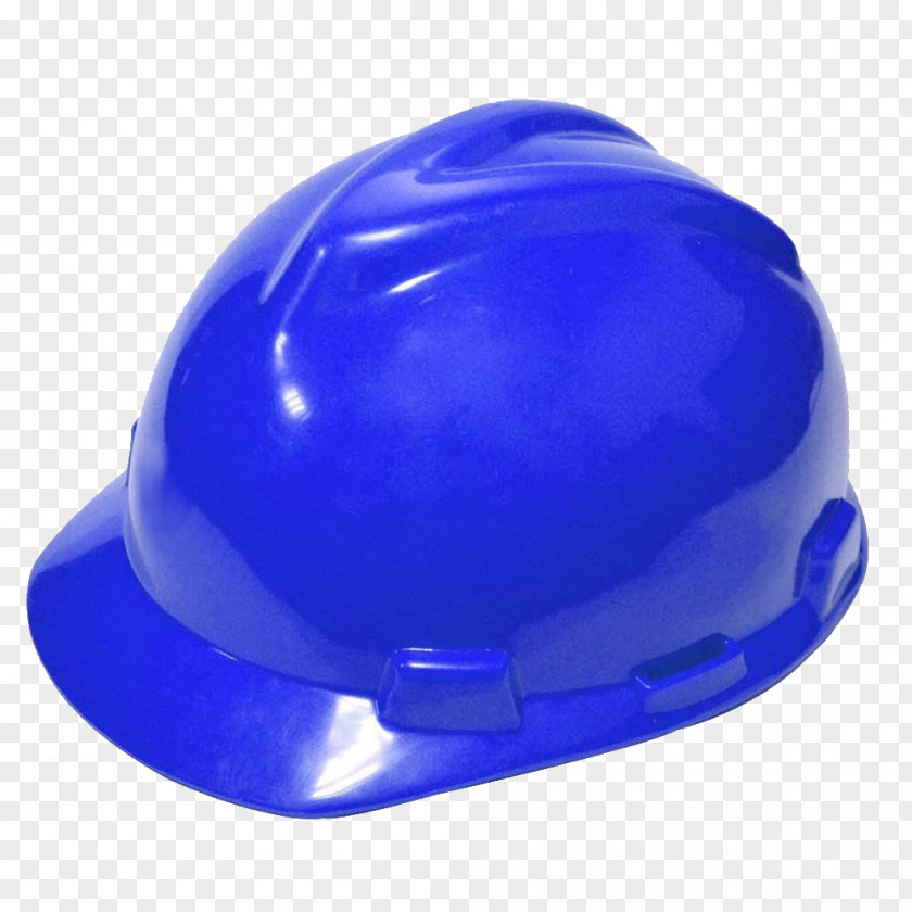 Blue Helmet Machining Plastic 3D Printing Rapid Prototyping Hard Hat PNG
