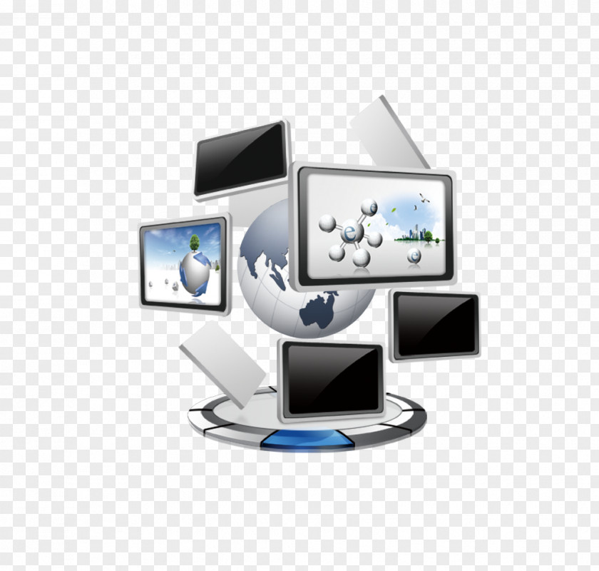 Computer Video Technology Network PNG
