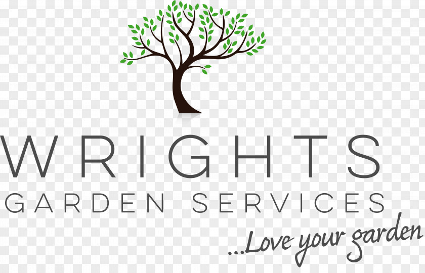 Garden Services Logo Brand Leaf Plant Stem Font PNG