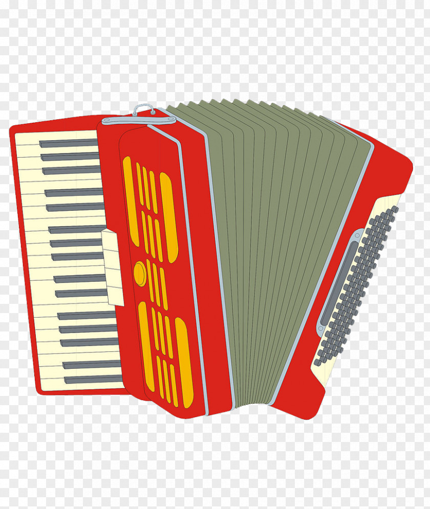 Hand-painted Accordion Cajun Royalty-free Clip Art PNG