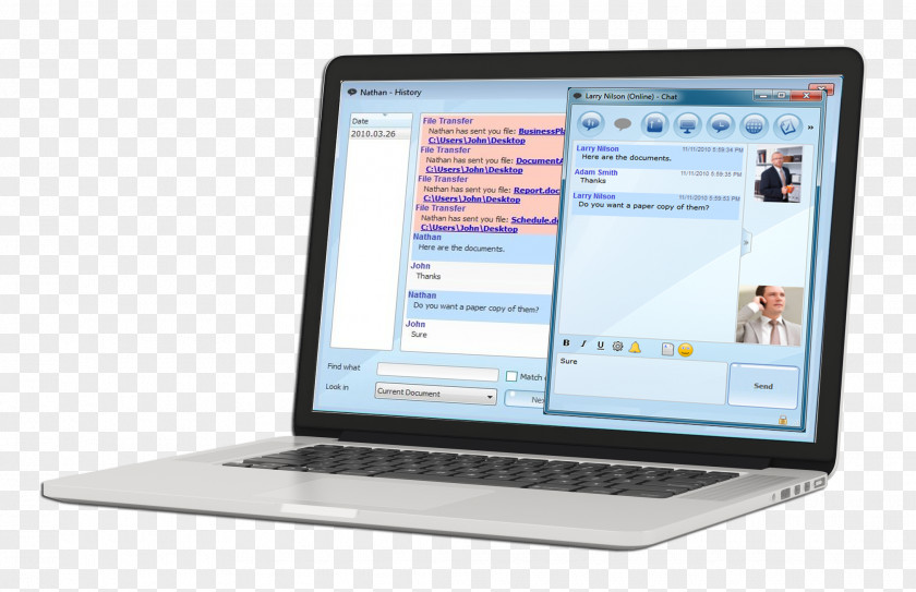 Instant Messaging MindManager Netbook Information Computer Monitors Laptop PNG