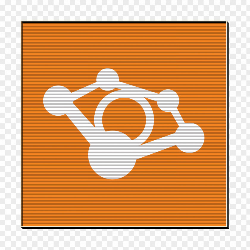 Orange Logo Social Media Icon PNG