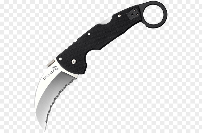 Serrated Pocketknife Cold Steel Karambit Blade PNG