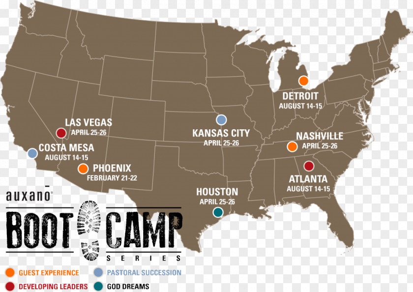 Boot Camp United States Vector Map Royalty-free PNG