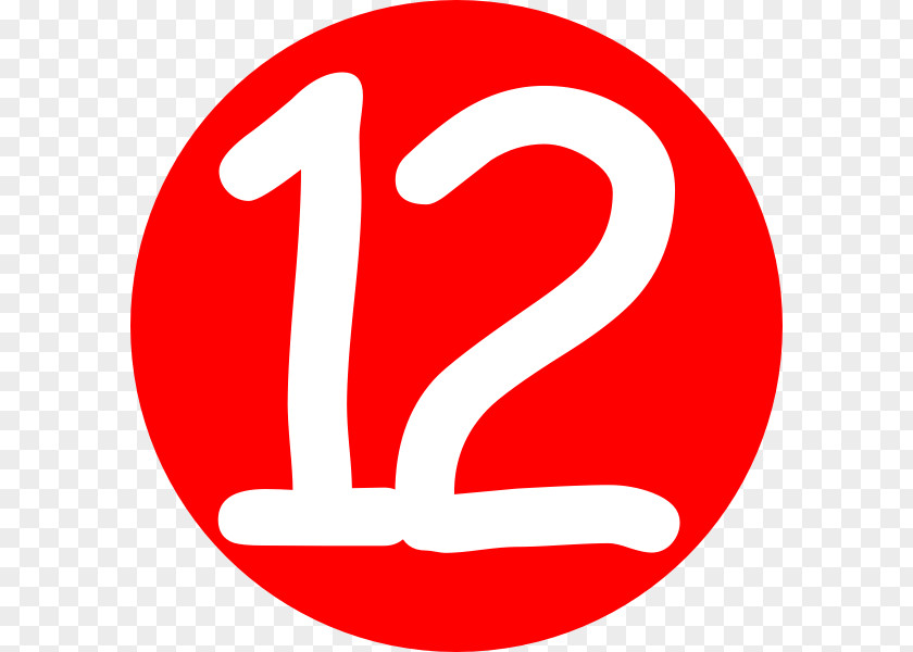Pictures Of The Number 12 Clip Art PNG