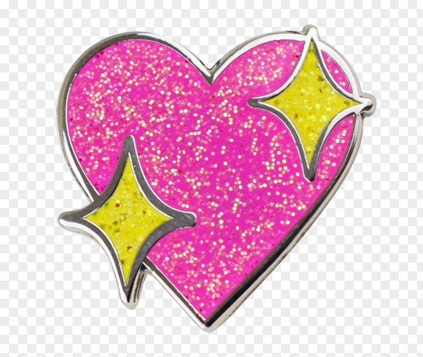 Pin Badges Heart Emoji PNG