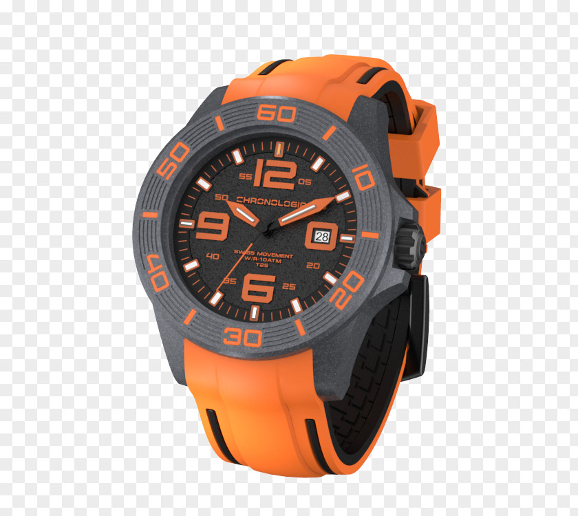 Sport Watch Diving Chronograph Sports Strap PNG