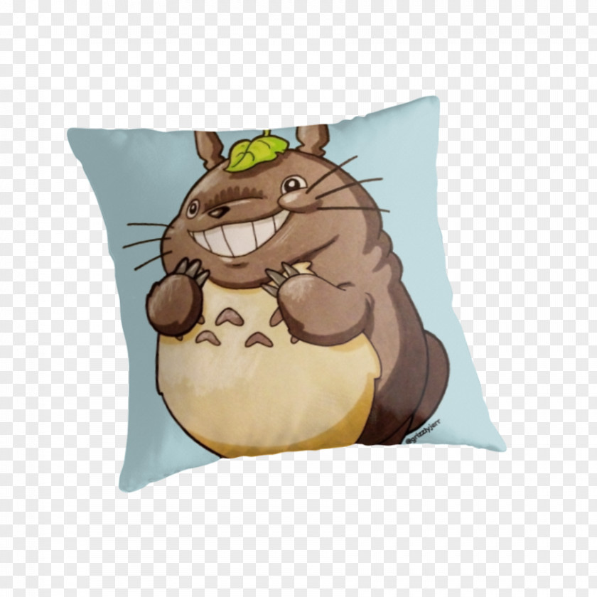 Totoro Throw Pillows Rodent Cushion Animal PNG
