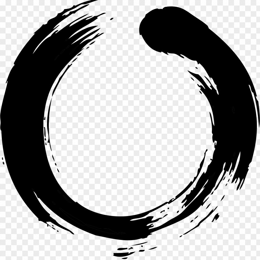 Zen Buddhism Symbol Japanese Calligraphy PNG