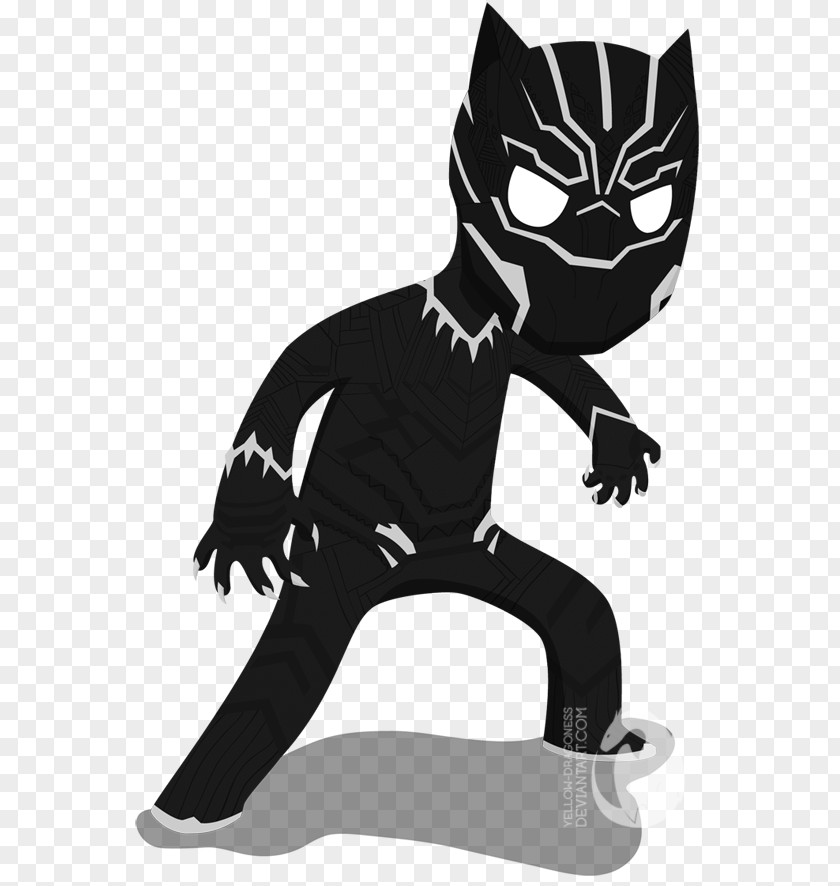 Black Panther Bucky Barnes Cat Art Marvel Cinematic Universe PNG