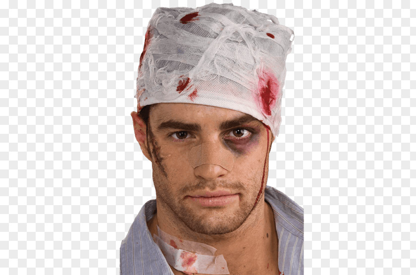 Blood Adhesive Bandage Wound Head PNG