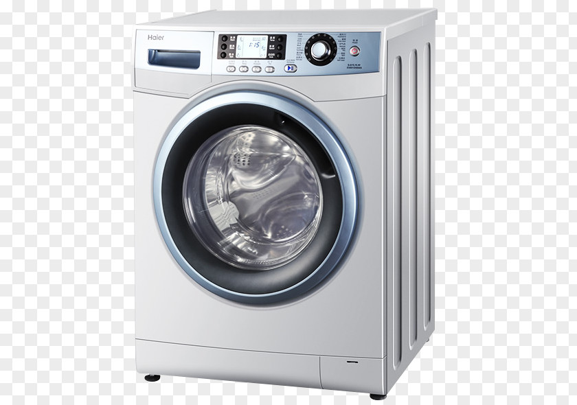 Haier Automatic Washing Machine Drum Home Appliance PNG