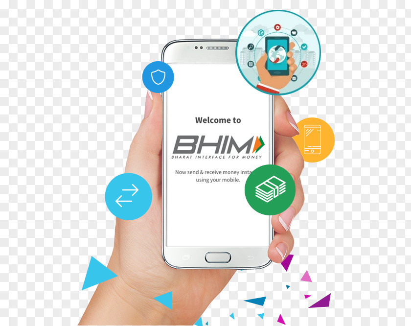 India BHIM Cashless Society Unified Payments Interface Bank PNG