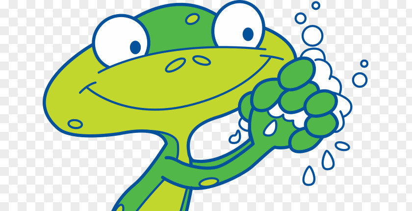 Line Art Smile Frog Cartoon PNG