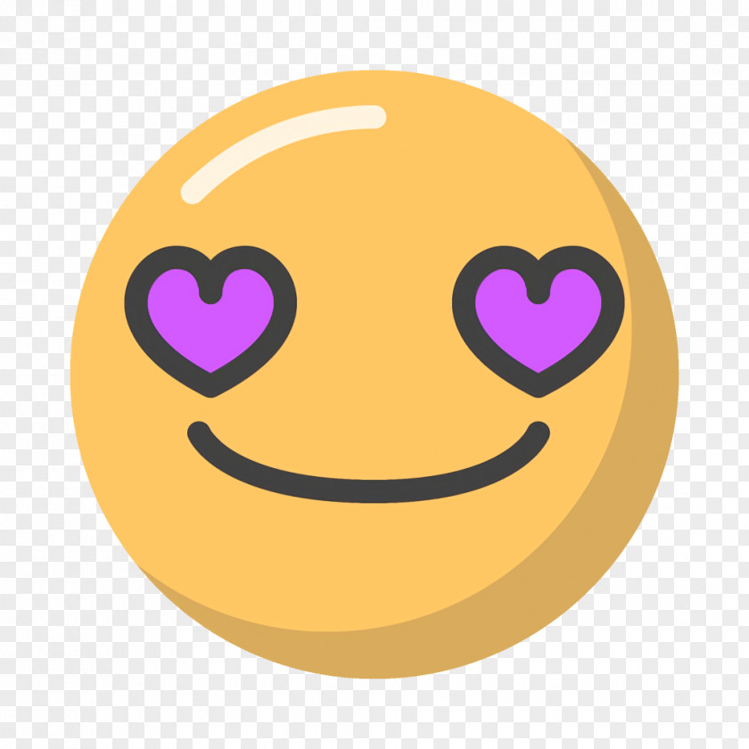 Smiley In Love Emoticon Emotion Icon PNG
