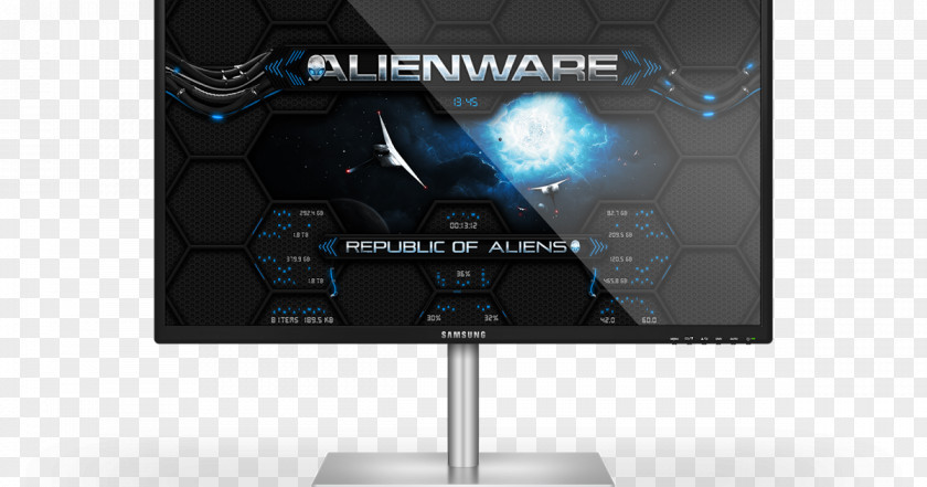 Alienware Computer Monitors Rainmeter Theme Desktop Computers PNG