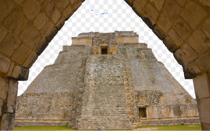 Ancient Mayan Civilization Construction Pyramid Of The Magician Temple Warriors Chichen Itza Playa Del Carmen Tulum PNG
