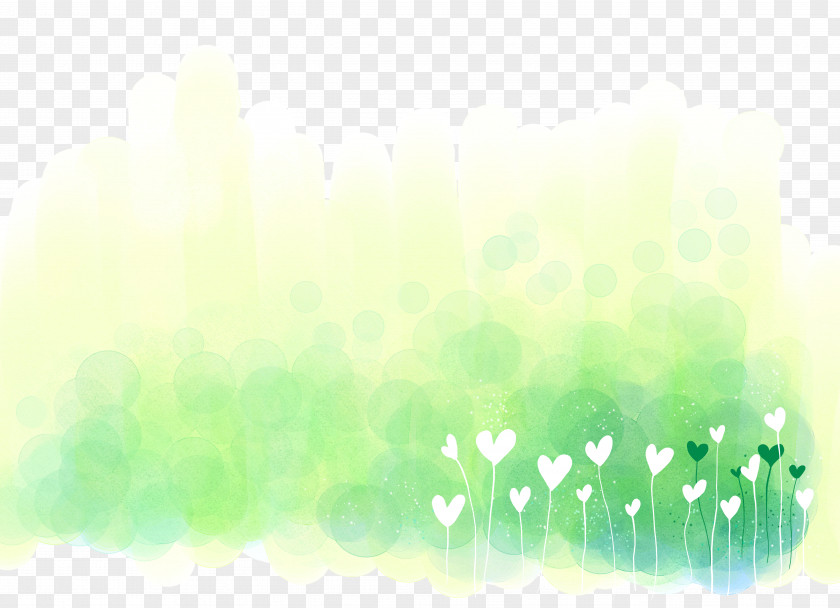 Fresh Green Background Sunlight Illustration PNG