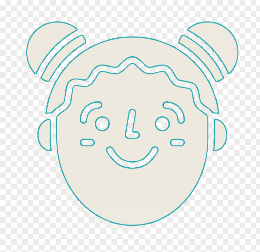 Happy People Icon Girl Emoji PNG